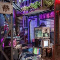ANAVRIN Kowloon Walled City 2049 Book Nook Kit - Art & Display - photo 5