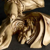 KAIYODO SCULPTURE WORKS Evangelion Unit 2 Beast Transformation  2nd Form The Beast Geofront Blood Battle Beige Color Ver. - Neon Genesis Evangelion - photo 8
