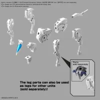 BANDAI HOBBY 30MM 1/144 Extended Armament Vehicle (HORSE MECHA Ver.) [WHITE] - 30 Minutes Missions (30MM) - photo 2