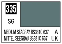 GSI Creos Mr. Color 335 - Medium Seagray BS381C 637 (Semi-Gloss/Aircraft) - Paints - photo 1