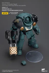 JOYTOY Sons Of Horus Tartaros Terminator Squad Terminator With Heavy Flamer And Chainfist - Warhammer 40K - photo 5
