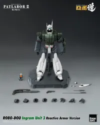 threezero Patlabor 2: The Movie - ROBO-DOU Ingram Unit 3 Reactive Armor Version - Mobile Police Patlabor - photo 1