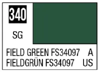 GSI Creos Mr. Color 340 Field Green FS34097 (Semi-Gloss/Aircraft) - Paints - photo 1