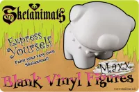 Skelanimals Blank Vinyl Figure - Maxx (Bulldog)