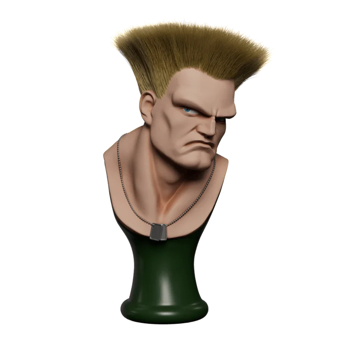 STREET FIGHTER 6 GUILE Soft Dusting Brush）