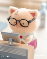 TOYZEROPLUS LuLu the Piggy Office Series - My Workplace Partners Monitor Plush Keychain Blindbox - LuLu The Piggy - photo 17