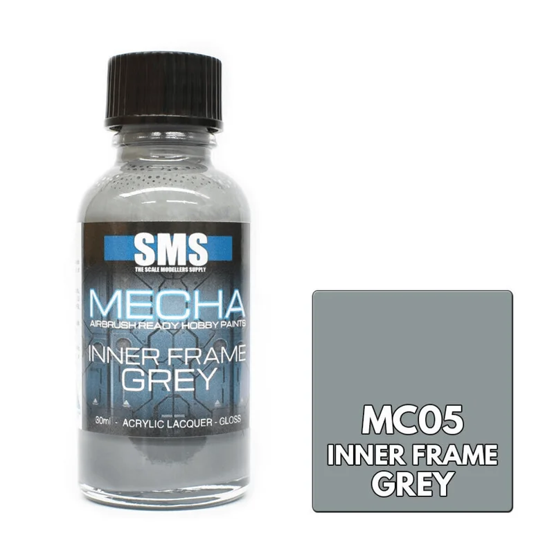 The Scale Modellers Supply (SMS) Mecha Colour INNER FRAME GREY 30ml - Paints