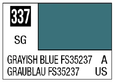 GSI Creos Mr. Color 337 - Grayish Blue FS35237 (Semi-Gloss/Aircraft) - Paints