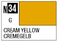 GSI Creos Acrysion N34 - Cream Yellow (Gloss/Primary) - Paints - photo 1