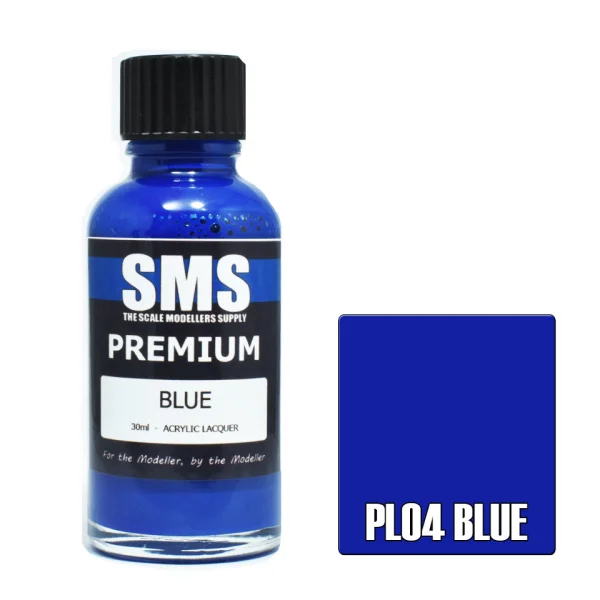The Scale Modellers Supply (SMS) Premium BLUE 30ml - Paints