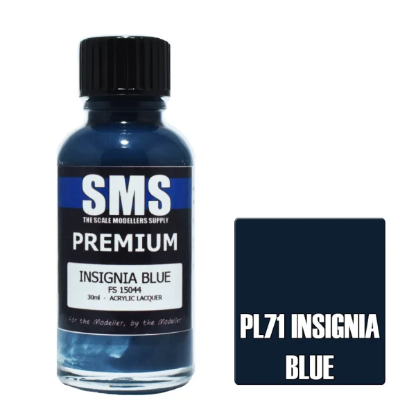 The Scale Modellers Supply (SMS) Premium INSIGNIA BLUE FS15044 30ml - Paints