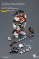 JOYTOY White Scars Legion Praetor in Cataphractii Terminator Armour with Cyber Hawk, Chogorian sword and combi-melta - Warhammer 40K - photo 7