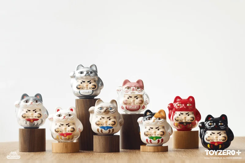 PP X MONSTER Lucky Kitten Daruma Blind Box