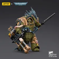 JOYTOY Death Guard Blightlord Terminator 1 with Reaper Autocannon and Bubotic Blades - Warhammer 40K - photo 7