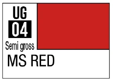 GSI Creos G Color - MS Red (Union A.F) - 10ml - Paints