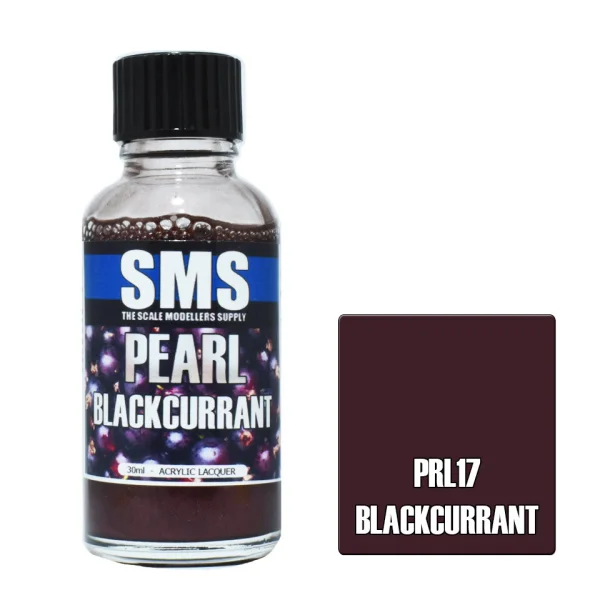 The Scale Modellers Supply (SMS) Pearl BLACKCURRANT 30ml - Paints