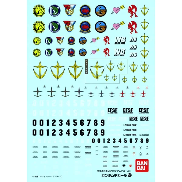 Gundam Decal 16 - Earth Federation Space Force