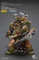 JOYTOY Death Guard Deathshroud Terminator 1 with Manreaper and Plaguespurter Gauntlet - Warhammer 40K - photo 3