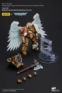 JOYTOY Blood Angels Sanguinary Guard with Encarmine Axe and Inferno Pistol - Warhammer 40K - photo 9