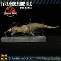 X-PLUS 1/35 Scale Plastic Model Kit Jurassic Park Tyrannosaurus rex - Jurassic Park - photo 9