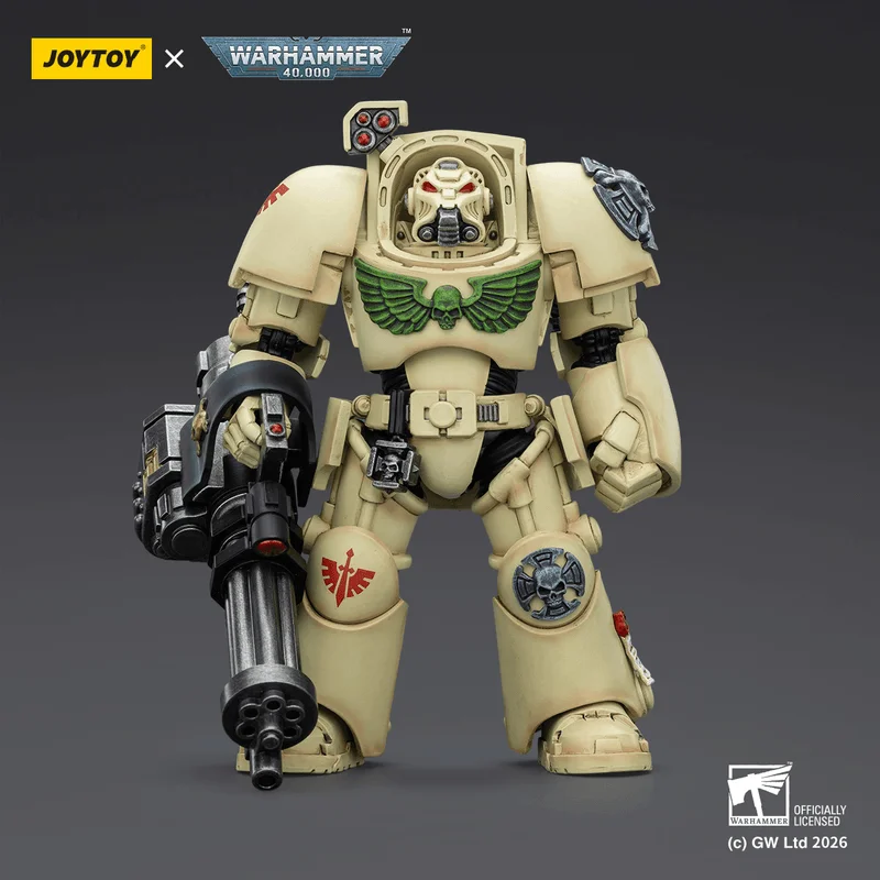 Dark Angels Deathwing Terminator 3 with Power Fist and Assault Cannon