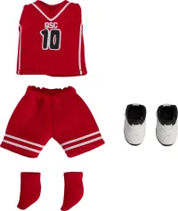 GOOD SMILE COMPANY Nendoroid Doll Outfit Set: Basketball Uniform (Red) - Figure Accessories - photo 3