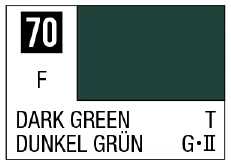 GSI Creos Mr Color Spray - S70 Dark Green (3/4Flat/Tank) - Paints