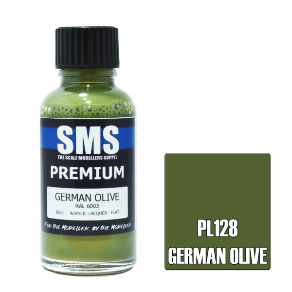 The Scale Modellers Supply (SMS) Premium GERMAN OLIVE RAL6003 30ml - Paints