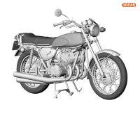 Hasegawa [BK10] 1:12 Kawasaki 500-SS/MACH III (H1) - Scale Kits - photo 13