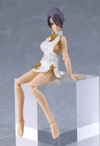 Max Factory figma Female Body (Mika) with Mini Skirt Chinese Dress Outfit (White) - Action Figures - photo 5