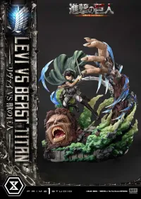 Prime 1 Studio Ultimate Premium Masterline  TV animation Attack On Titan  Levi versus Beast Titan Bonus Version - Attack on Titan - photo 76
