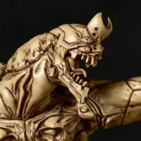 KAIYODO SCULPTURE WORKS Evangelion Unit 2 Beast Transformation  2nd Form The Beast Geofront Blood Battle Beige Color Ver. - Neon Genesis Evangelion - photo 7