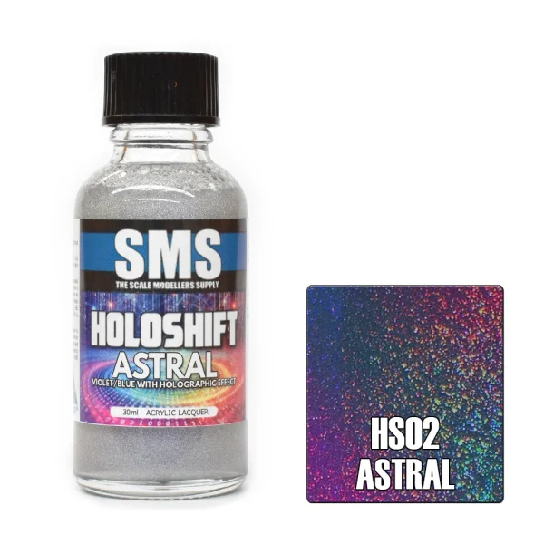 The Scale Modellers Supply (SMS) Holoshift ASTRAL (VIOLET/BLUE/HOLO) 30ml - Paints