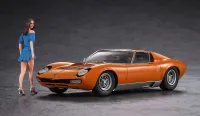 Hasegawa 1/24  LAMBORGHINI MIURA P400 SV w/ITALIAN GIRL’S FIGURE - Scale Kits - photo 2