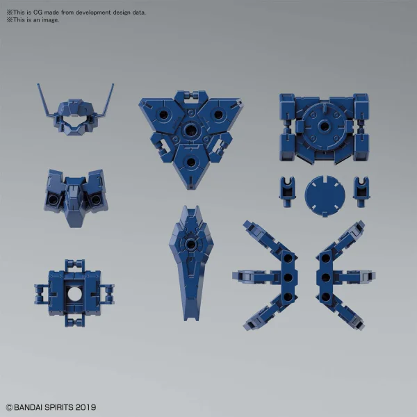 30MM 1/144 OPTION ARMOR FOR COMMANDER [RABIOT EXCLUSIVE / NAVY]