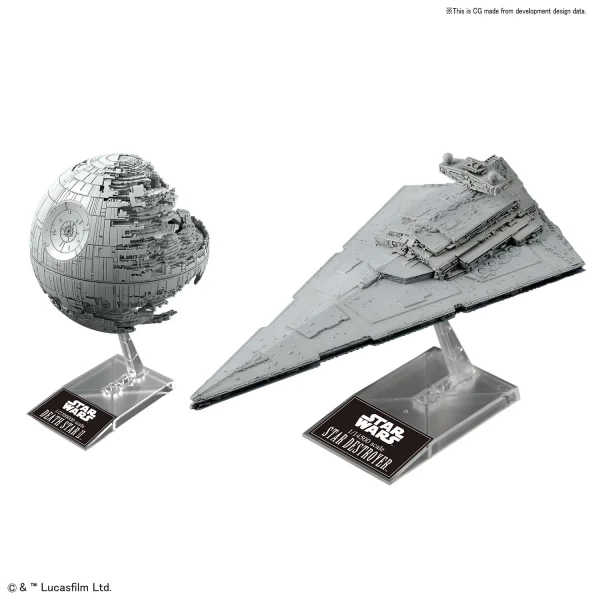 1/2,700,000 DEATH STAR II & 1/14,500 STAR DESTROYER