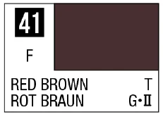 GSI Creos Mr. Color 41 - Red Brown (Flat/Tank) - Paints