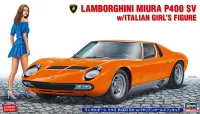 Hasegawa 1/24  LAMBORGHINI MIURA P400 SV w/ITALIAN GIRL’S FIGURE - Scale Kits - photo 1