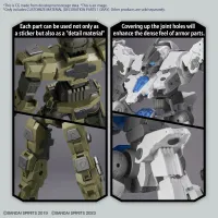 BANDAI HOBBY CUSTOMIZE MATERIAL (DECORATION PARTS 1 GRAY) - 30 Minutes Label - photo 6