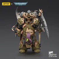 JOYTOY Death Guard Deathshroud Terminator Champion with Manreaper and Plaguespurter Gauntlets - Warhammer 40K - photo 1