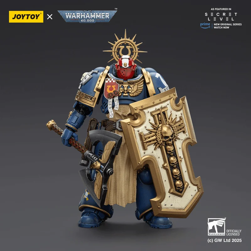 Ultramarines Metaurus with Power Axe, Stormshield and Plasma Pistol