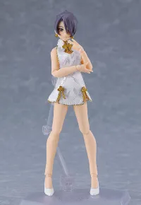Max Factory figma Female Body (Mika) with Mini Skirt Chinese Dress Outfit (White) - Action Figures - photo 1