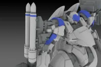 PLUM PMOA X-4+(PD-802) WEAPON SET3[Shoulder Parts For Mounting Weapons&DRu35 MLC&M7A Gatling Gun] - POWERDoLLS - photo 5