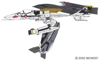 Hasegawa 1/72 VF-0S GERWALK w/GHOST "MACROSS ZERO" - Macross - photo 1