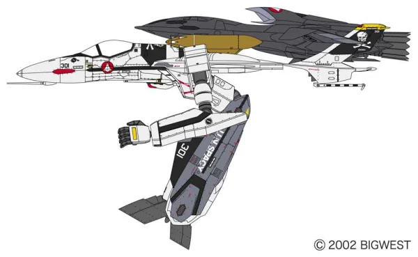 1/72 VF-0S GERWALK w/GHOST "MACROSS ZERO"