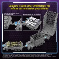 BANDAI HOBBY 30MM 1/144 Extended Armament Vehicle (CUSTOMIZE CARRIER Ver.) - 30 Minutes Missions (30MM) - photo 5