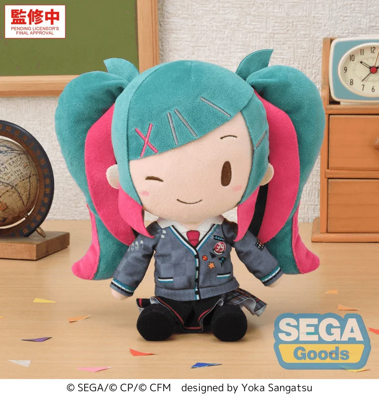 fuwa petit "HATSUNE MIKU: COLORFUL STAGE!" M Plush -School SEKAI Hatsune Miku-