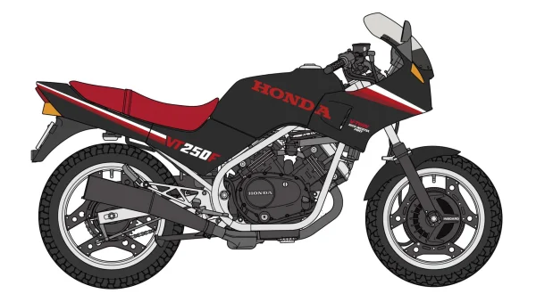 1/12 Honda VT250F (MC08) (1984) BLACK COLOR
