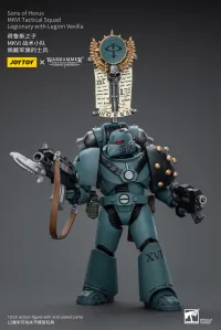 JOYTOY Sons of Horus MKVI Tactical Squad Legionary with Legion Vexilla - Warhammer 40K - photo 4