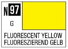 GSI Creos Acrysion N97 - Fluorescent Yellow (Semi-Gloss/Primary) - Paints